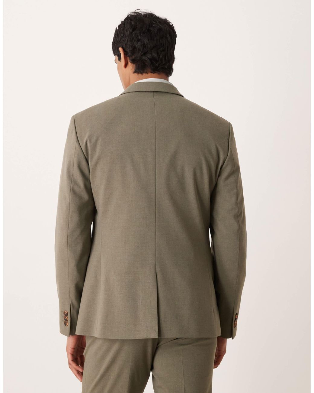 ASOS Natural Slim Suit Jacket for men