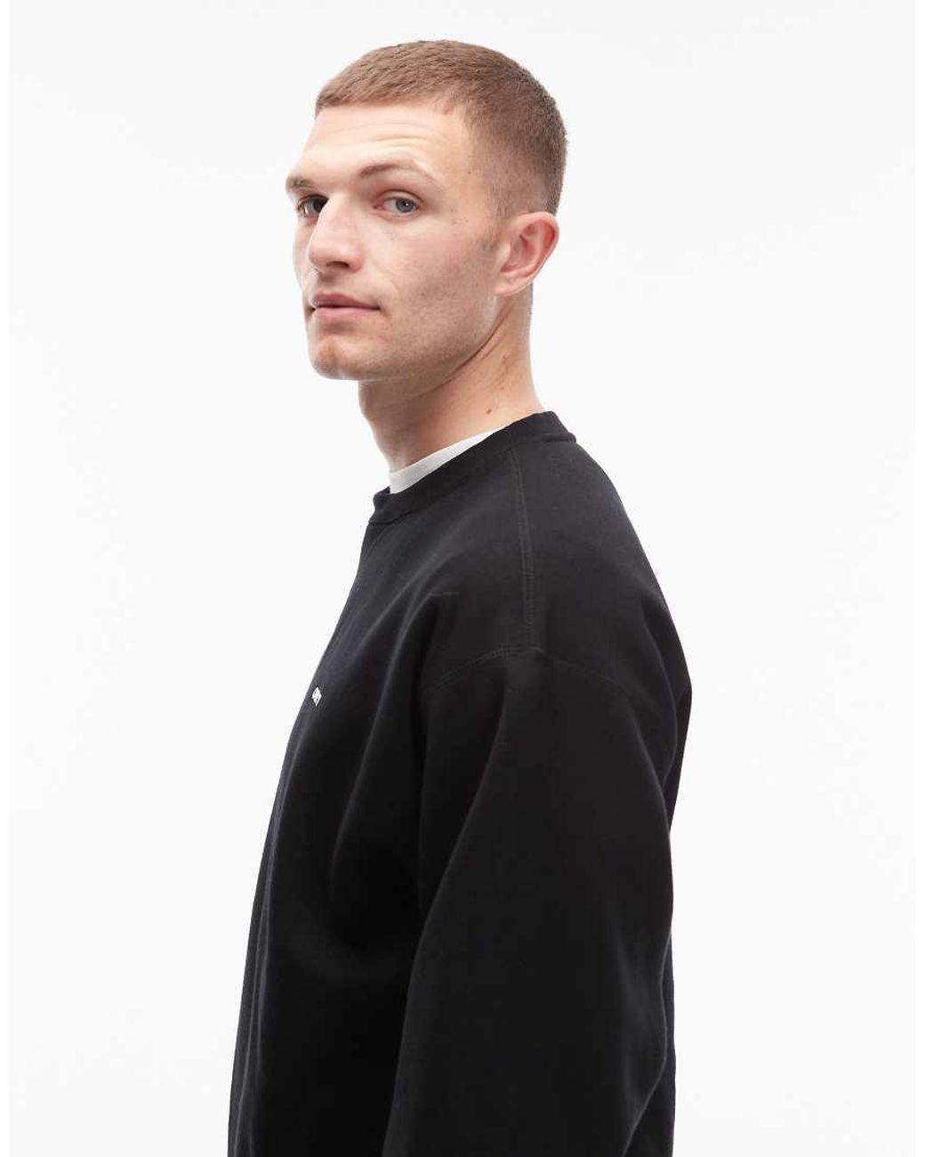 Obey Black Established Works Bold Sweatshirt for men