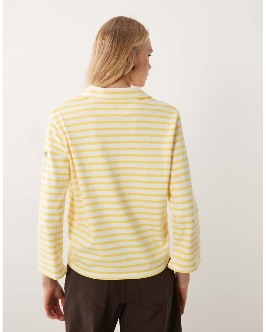 Polo Ralph Lauren Yellow Striped Knit Pullover