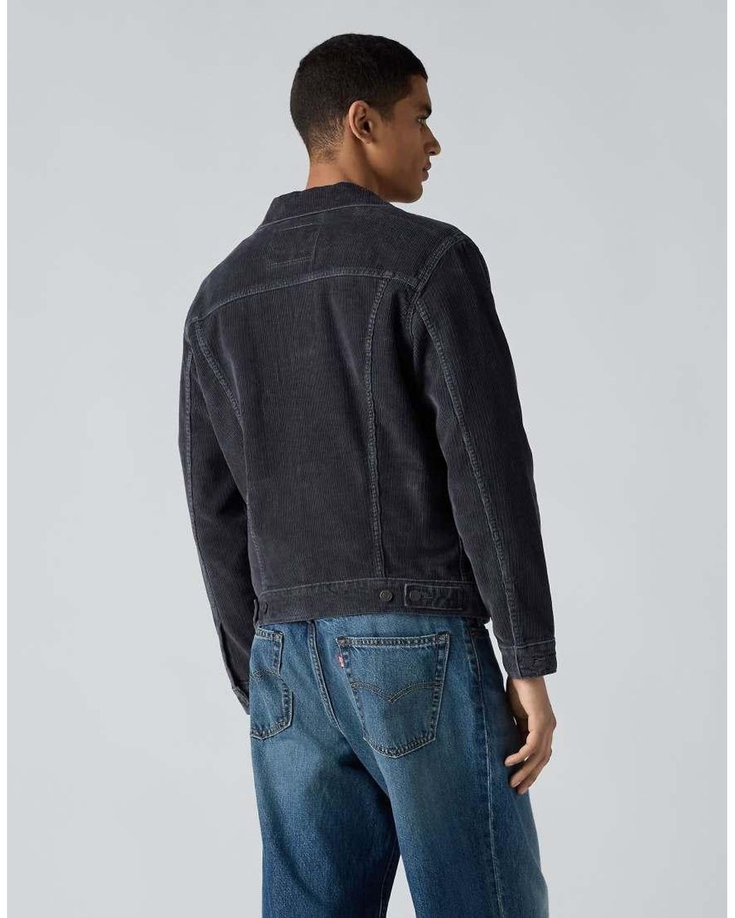 Levi's Blue Corduroy Trucker Jacket for men