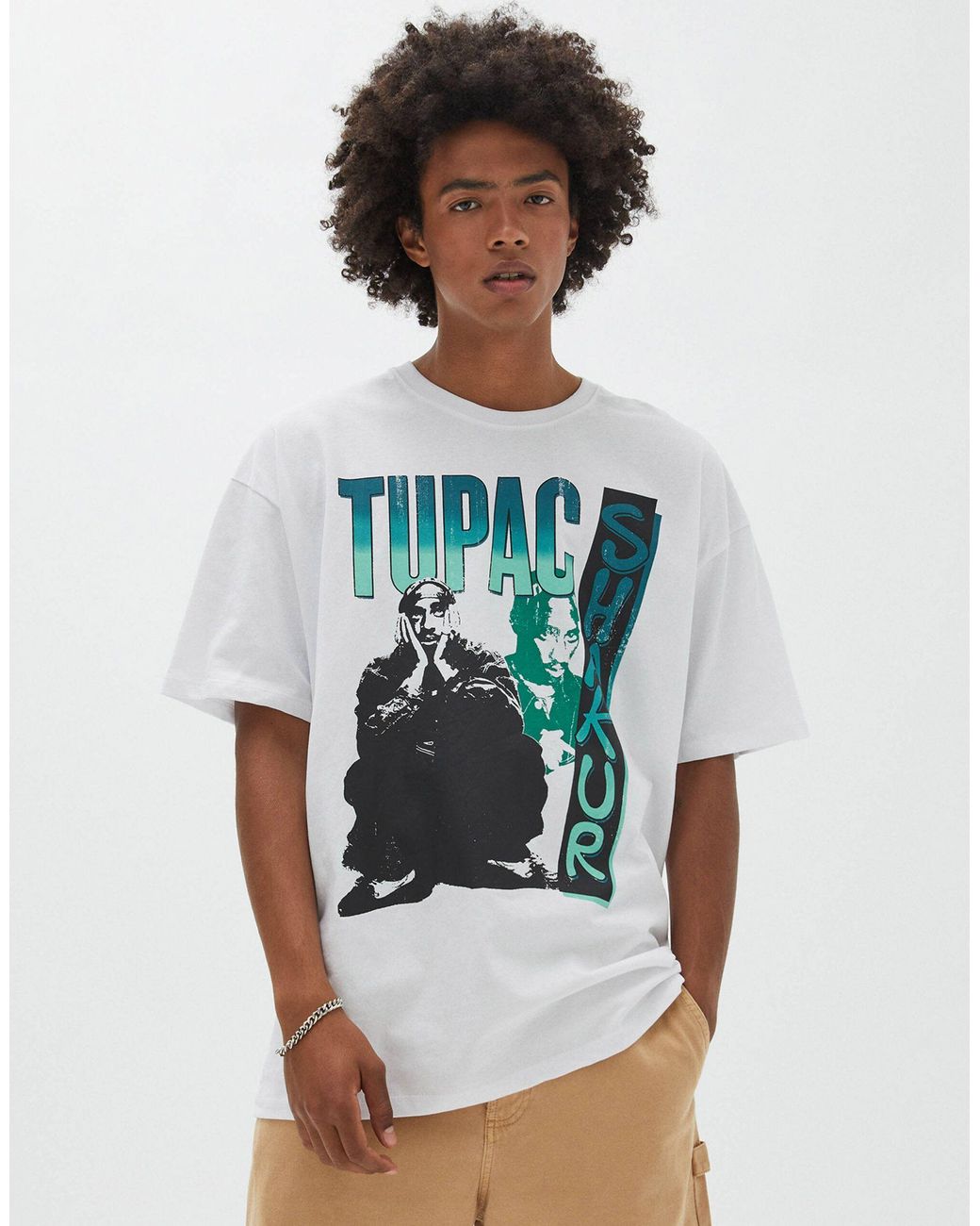 camisa tupac pull and bear