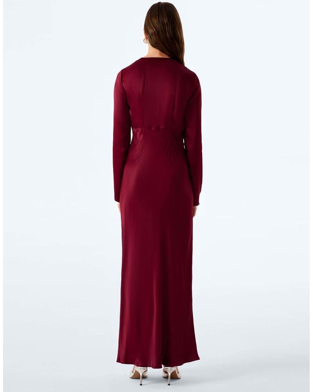 OMNES Red Camille Dress