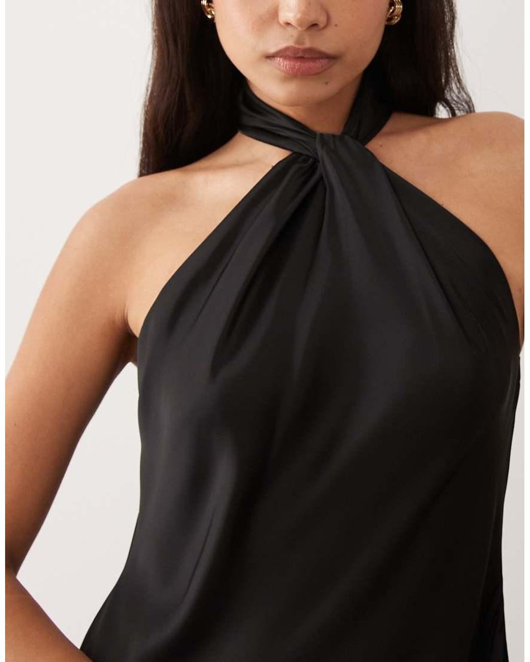 Ralph Lauren Black Halterneck Cut Out Maxi Dress