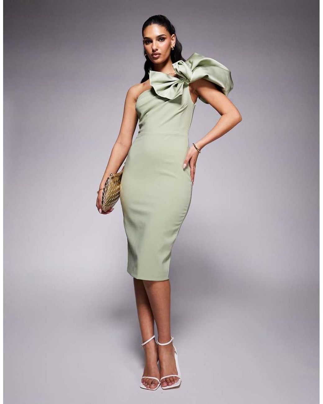 olive green peplum dress Max Mara Long In alternatives to Chanel boucle dress