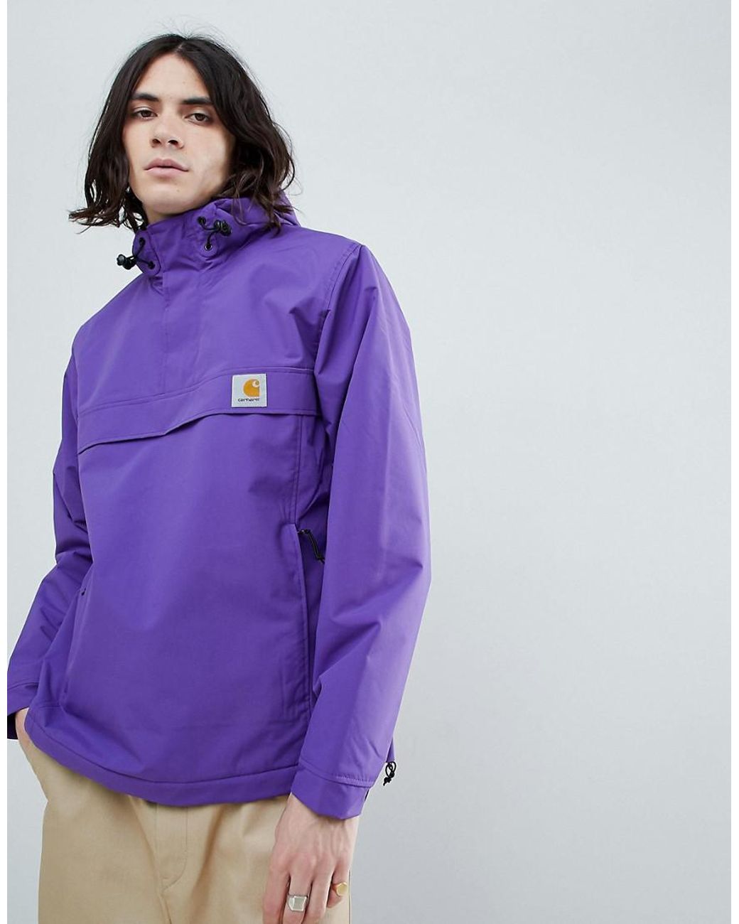 Carhartt WIP Nimbus Pullover Jacket in Purple for Men | Lyst UK