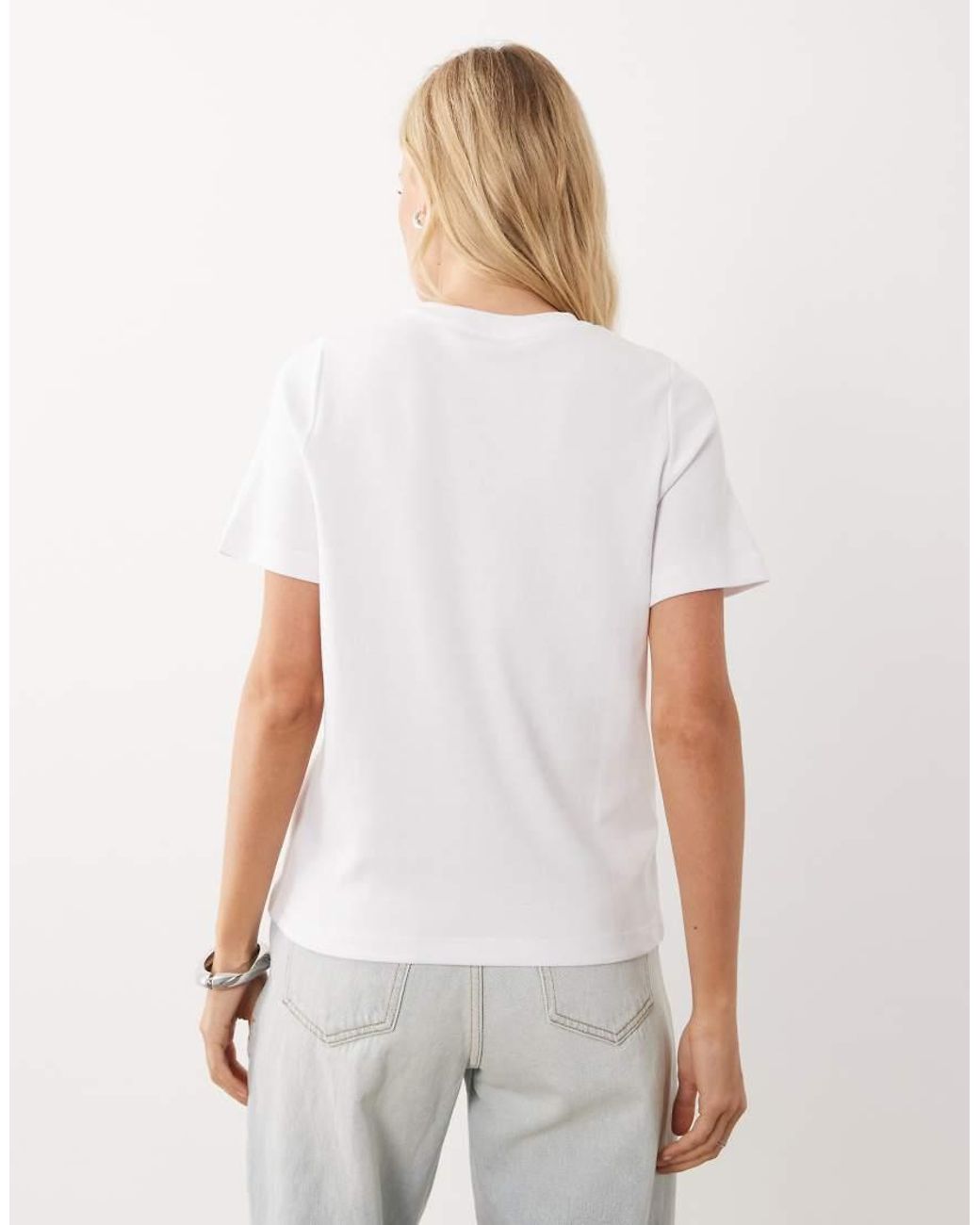 New Look White Premium Girlfriend Tee