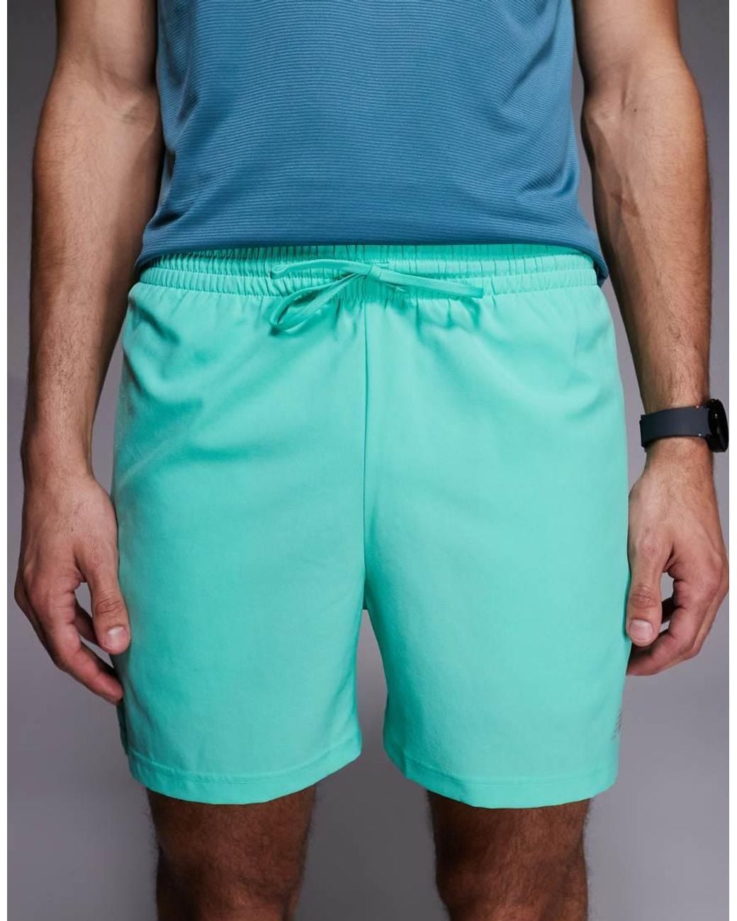 New Balance Blue Sport Essentials 5 Inch Shorts for men