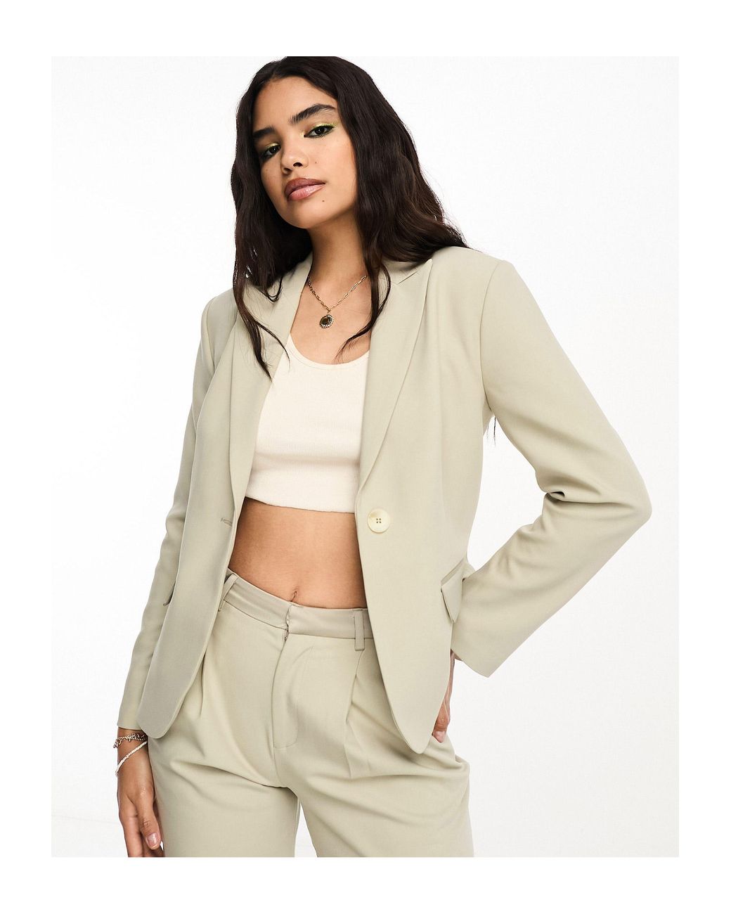 Miss selfridge top khaki jacket