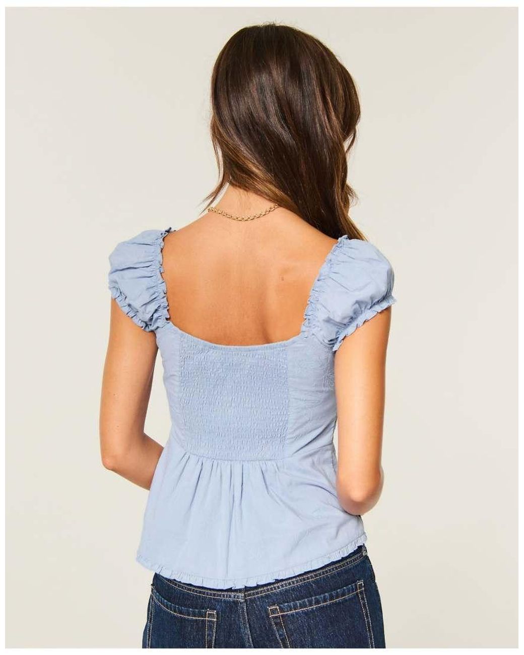Hollister White Talia Top