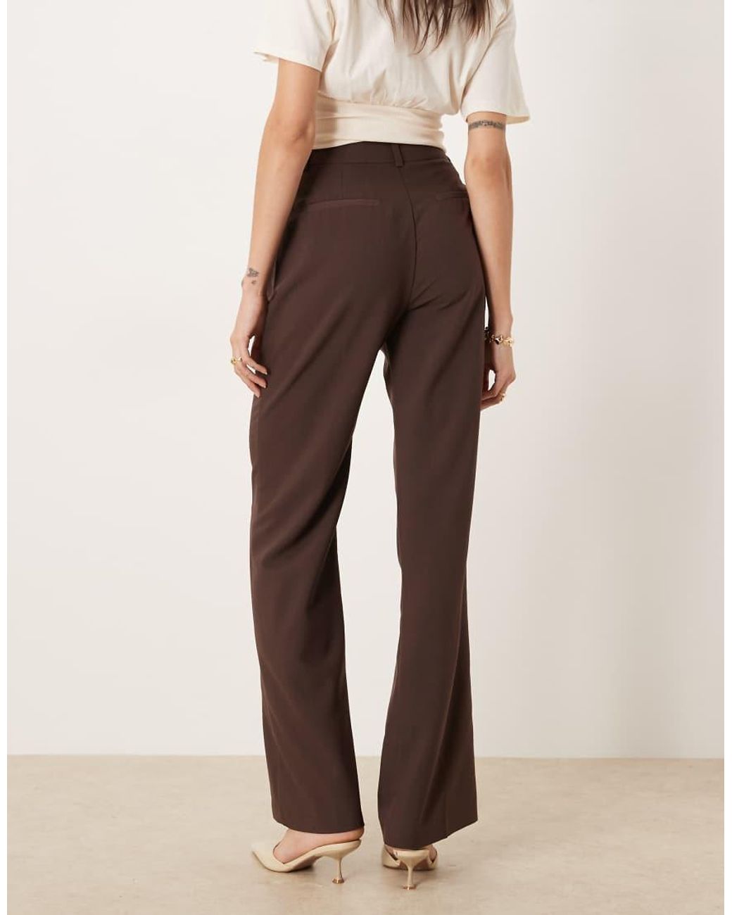 ASOS White Tall Tailored Relaxed Flare