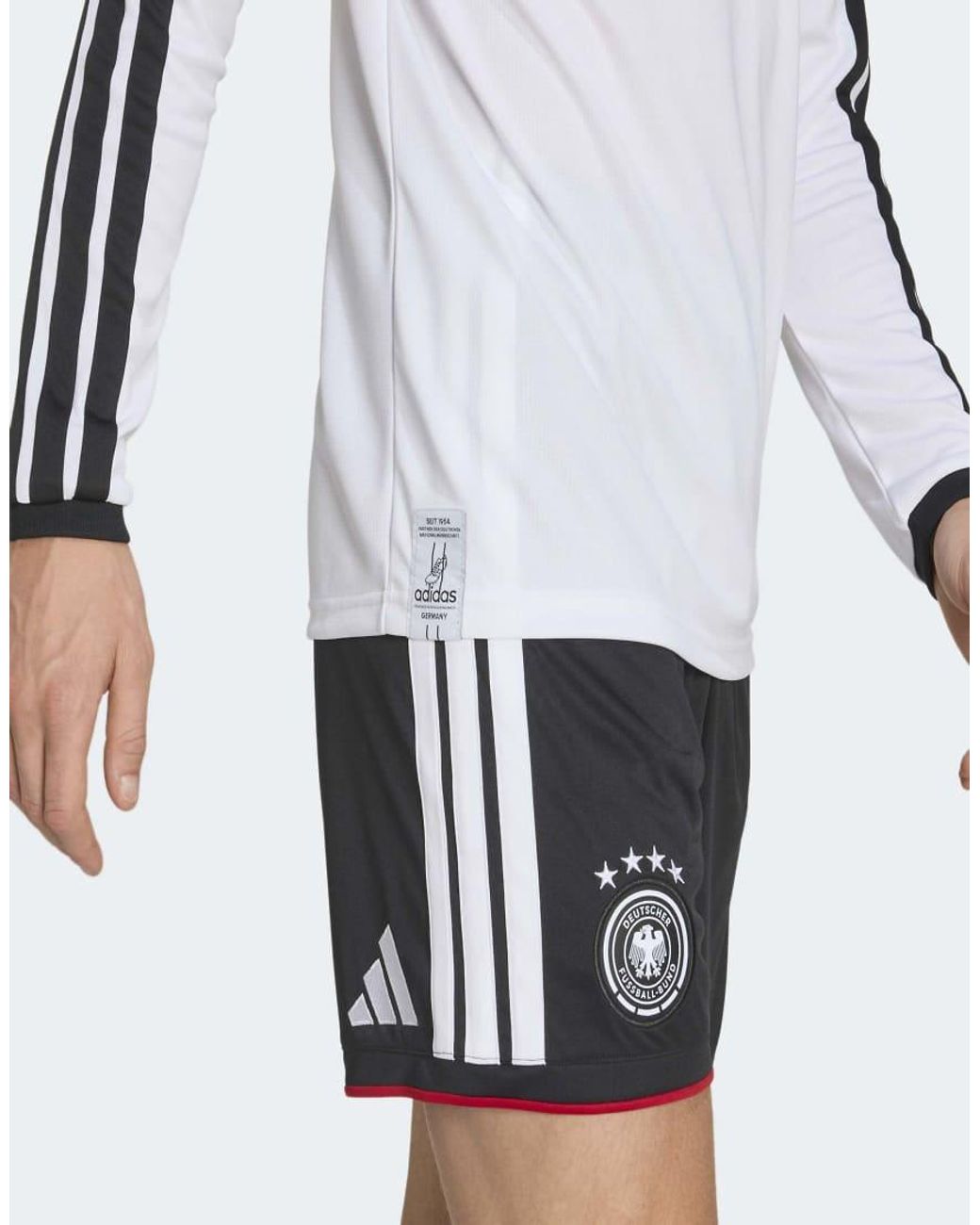 Adidas Originals Duitsland 26 Thuisshirt Met Lange Mouwen in het Metallic voor heren