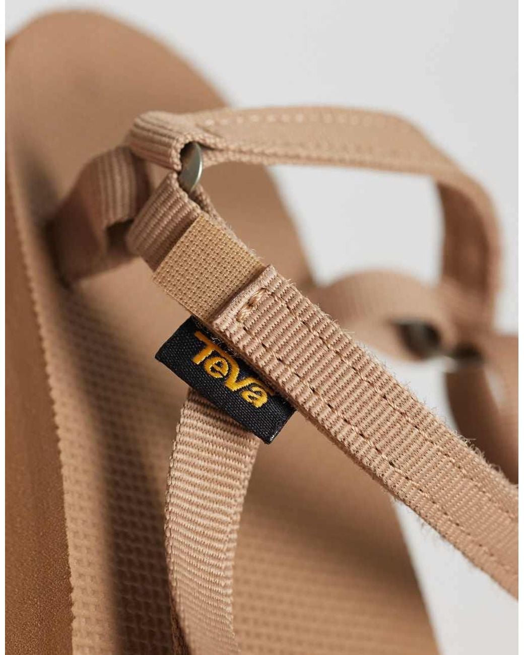 Teva White Original Universal Slim Sandals
