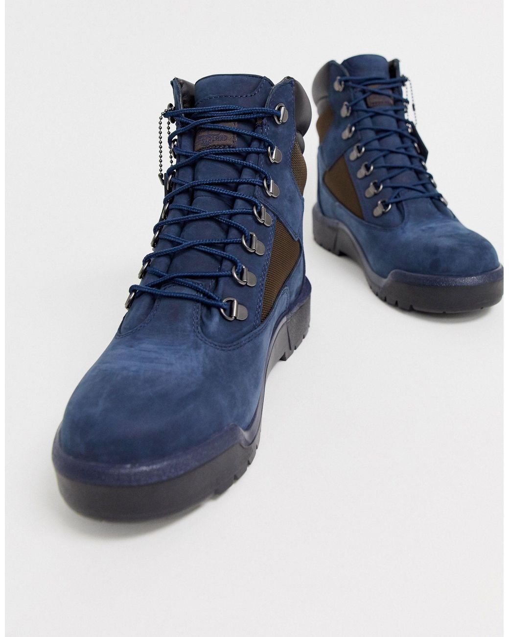 Timberland Leather Level Two 6 Field Boot in Navy (Blue) for Men | Lyst