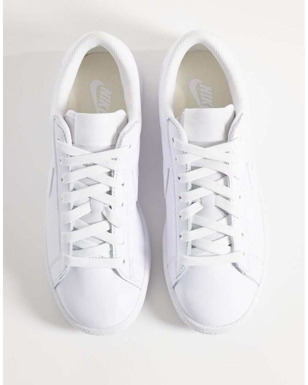 Nike White Classic Tennis Trainers