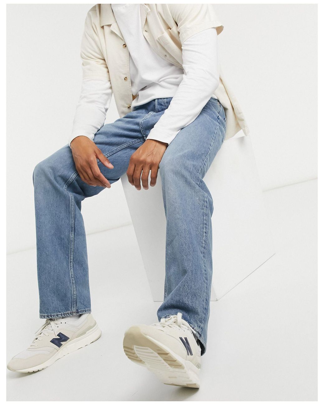 Weekday Space Straight Jeans in Blue for Men | Lyst Canada