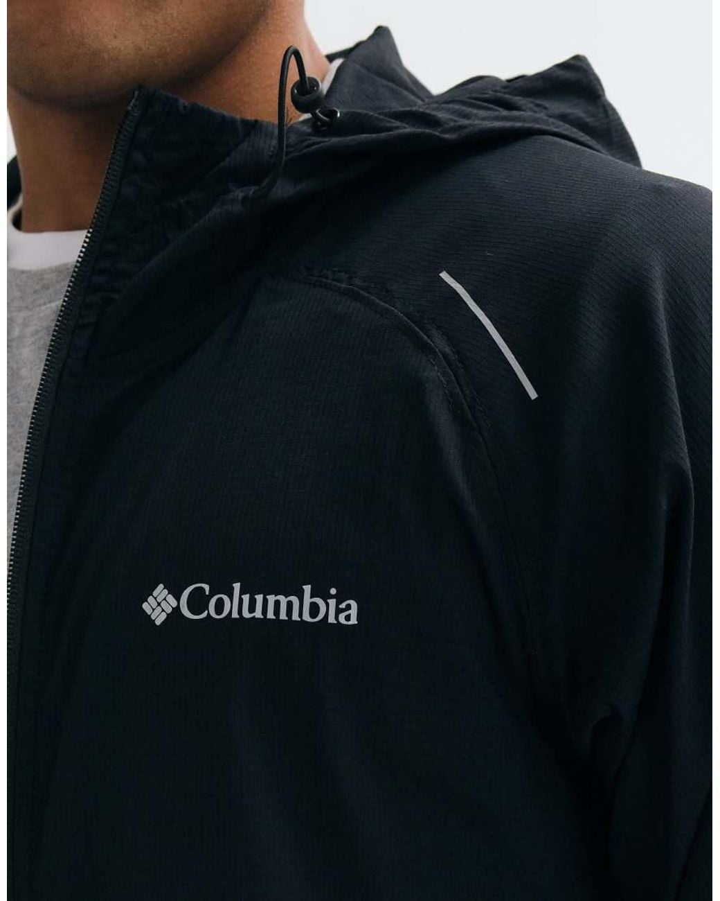 Columbia Blue Tech Ii Full Zip Wind Jacket for men