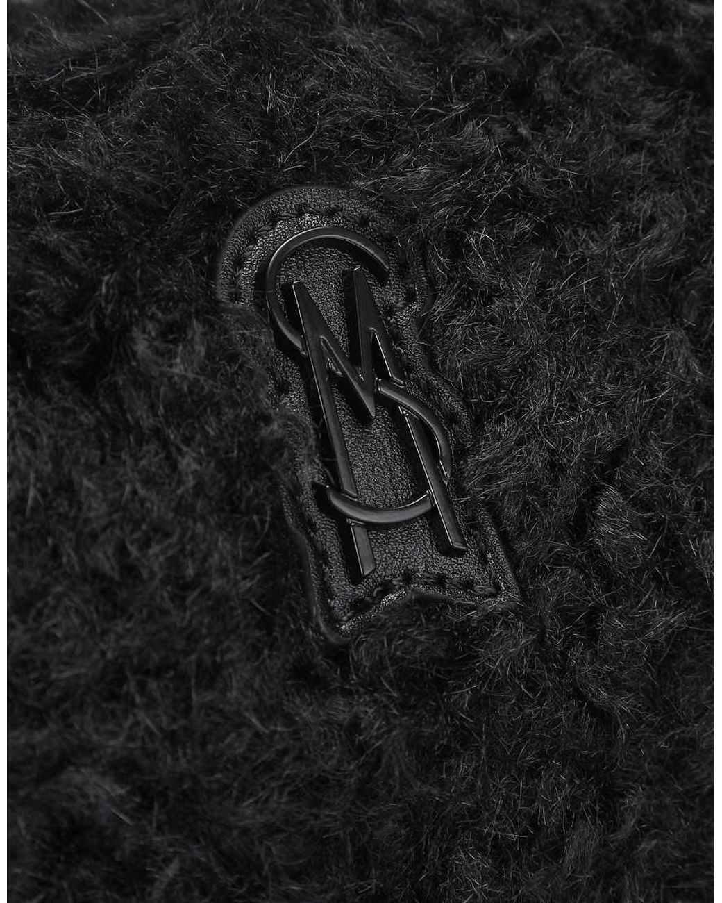 Steve Madden Black Fluffy Bag Cross Body