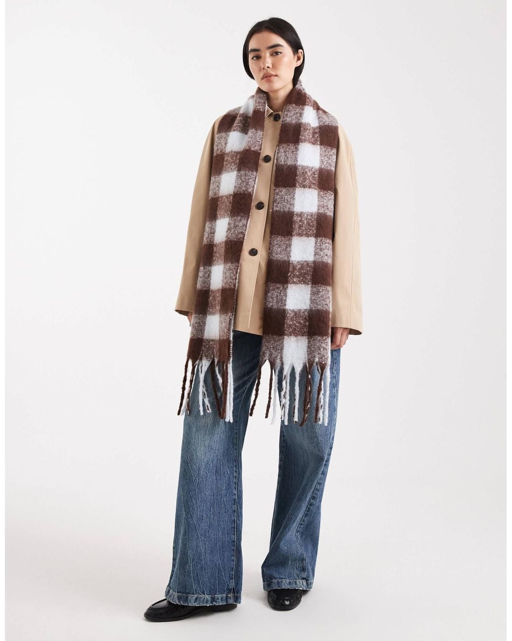 Threadbare Brown – deckenschal