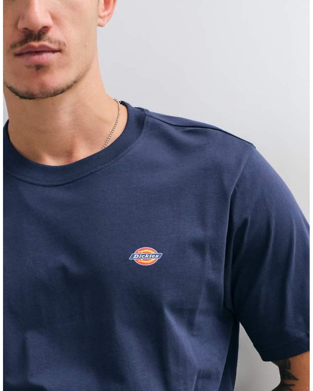 Dickies Blue Mapleton Short Sleeve T-Shirt for men