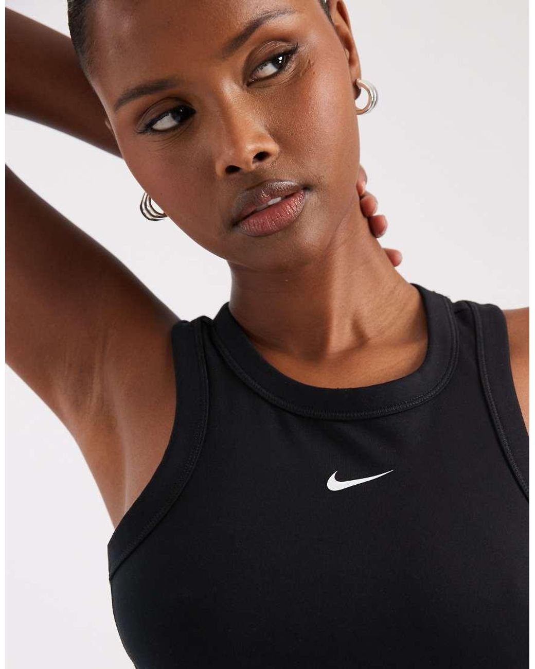 Nike Black One Dri-fit Cropped Vest