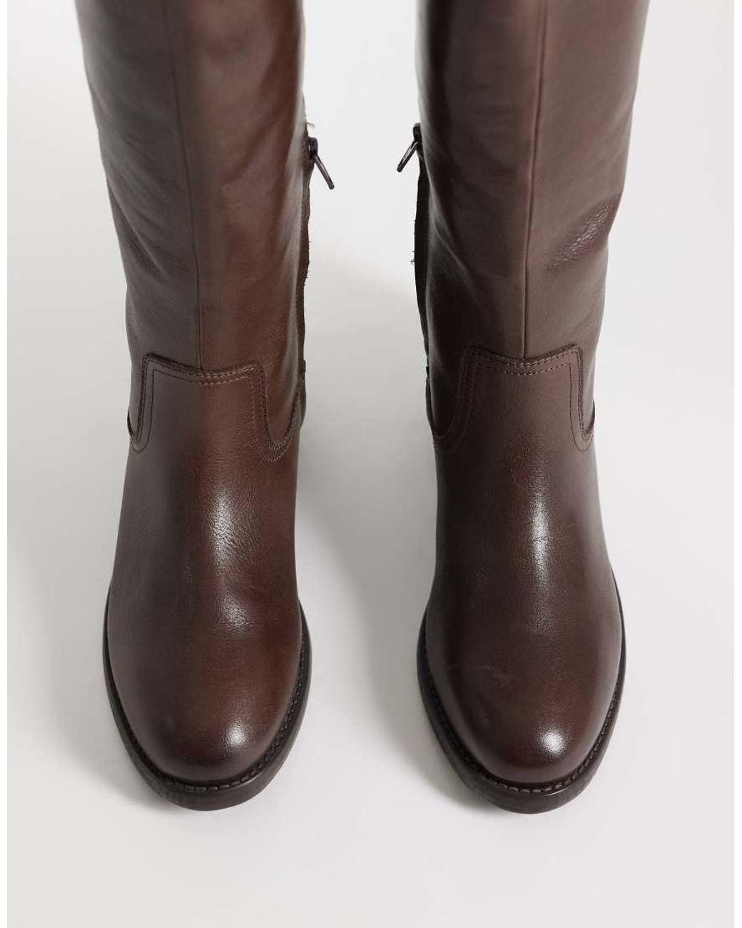 Bronx Brown Rho-deo Knee Boots
