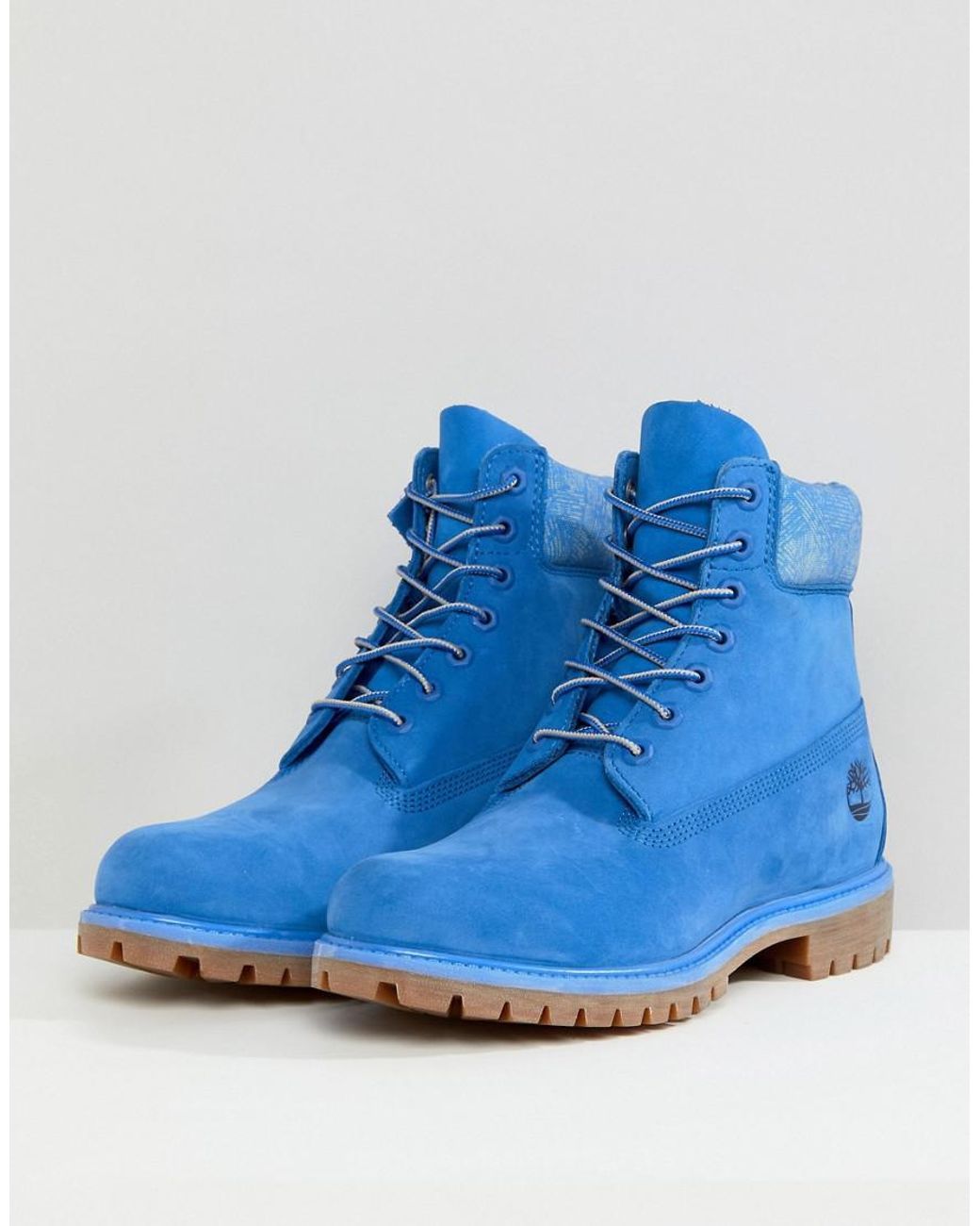 Timberland Iconic 6 Inch Premium Boots in Blue for Men | Lyst