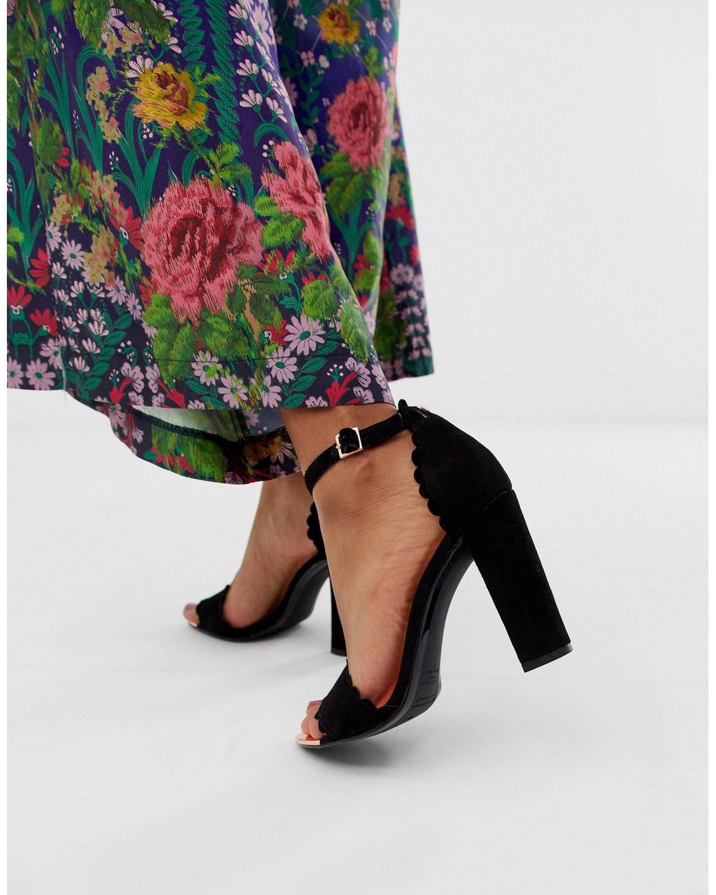 ted baker scallop heels