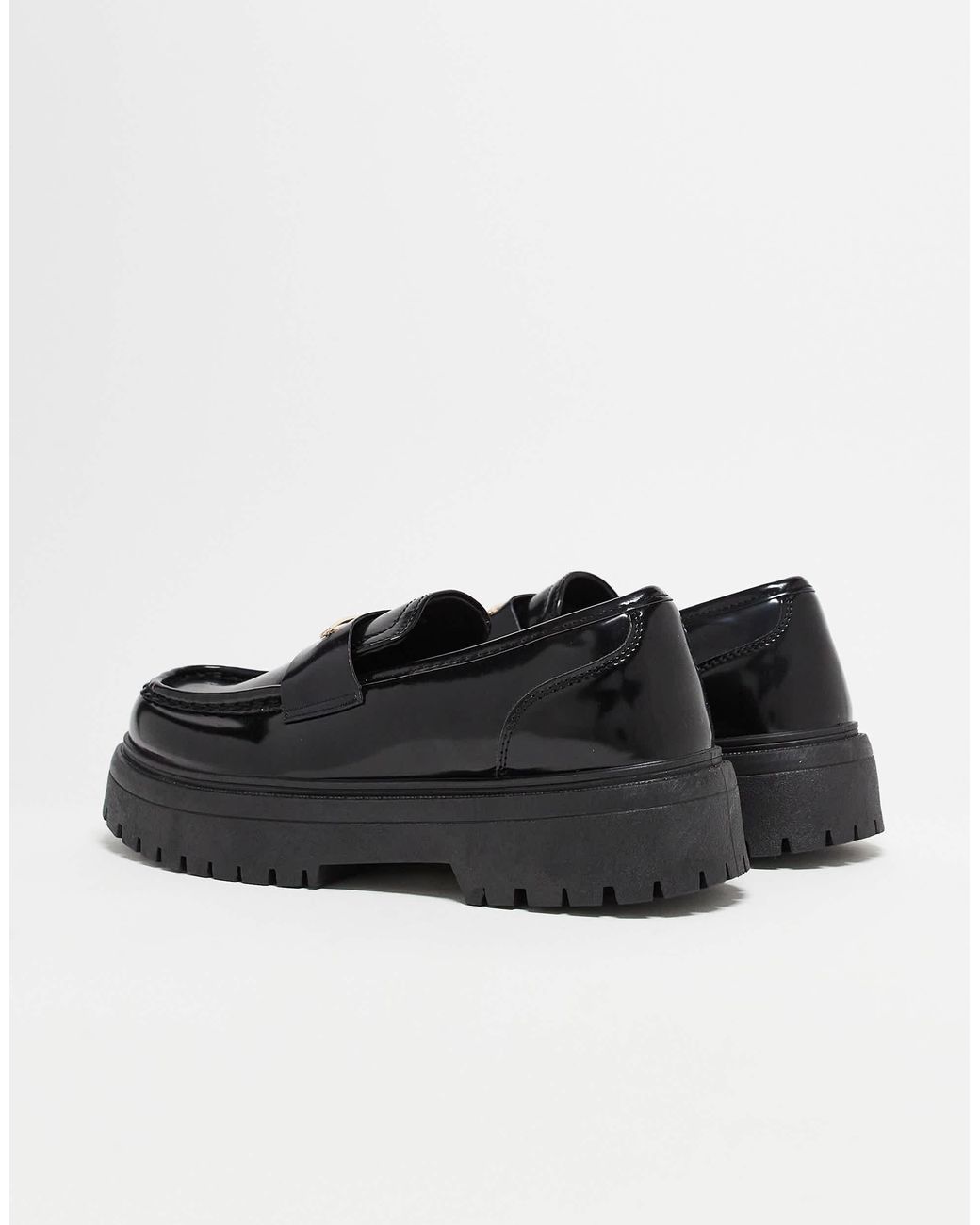ASOS Black Chunky Loafers for men