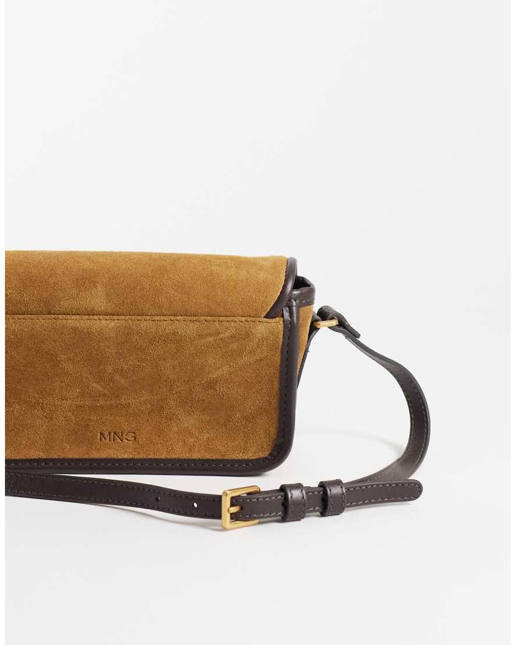 Borsa A Tracolla di Mango in Brown