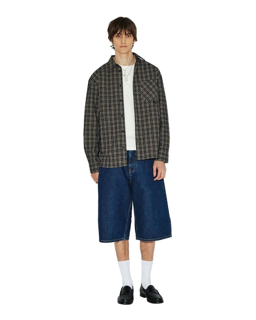 Dr. Denim Blue Vali Relaxed Fit Denim Shorts for men