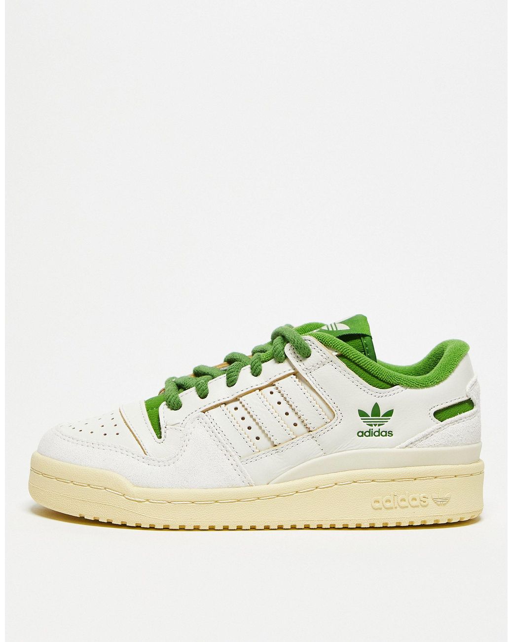 Forum 84 - sneakers basse bianche e verdi da Uomo di adidas Originals in  Bianco | Lyst