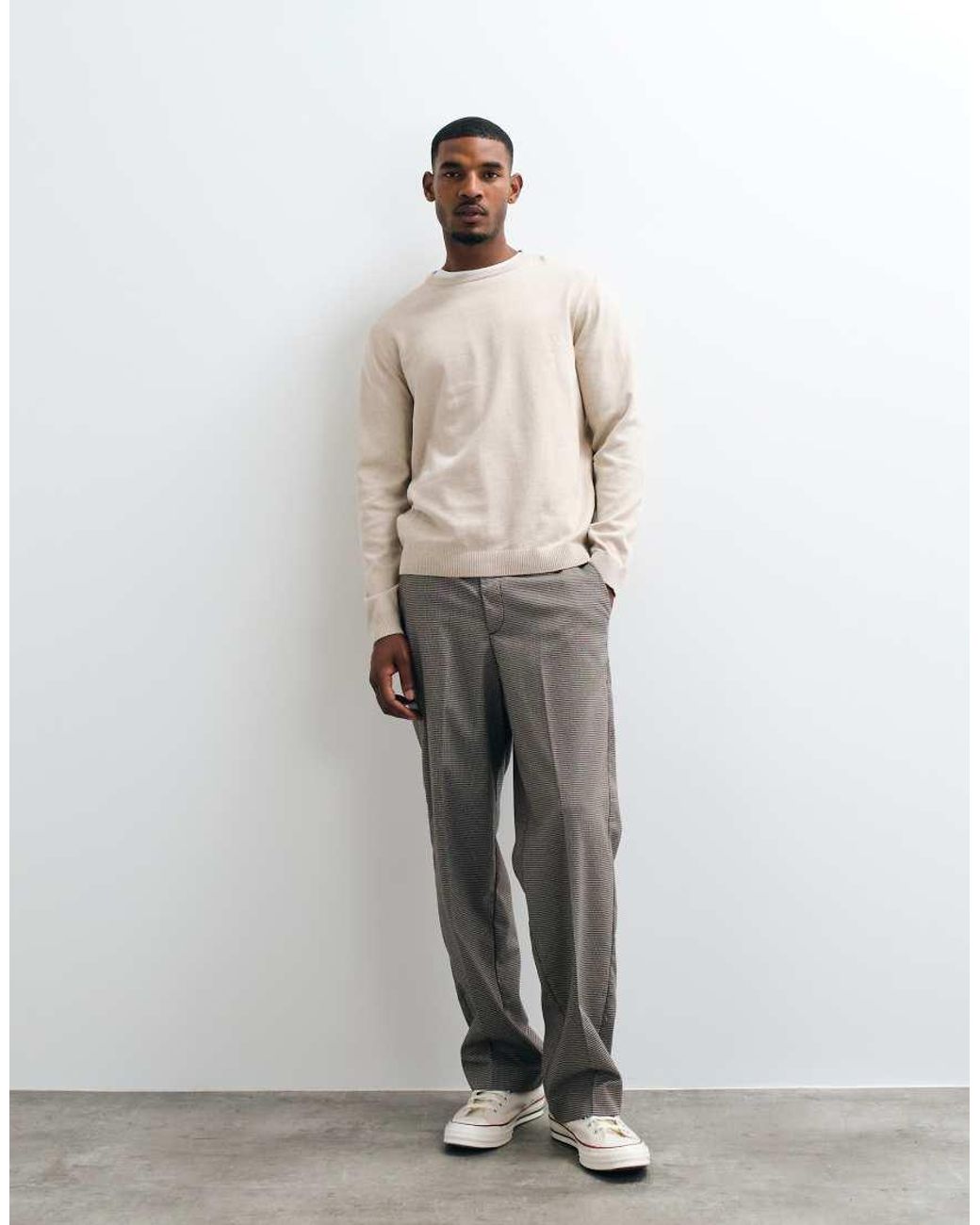 Jack & Jones Natural Essential Knit Jumper for men