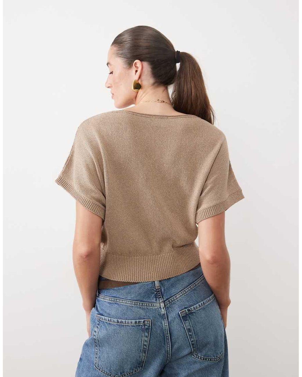 ASOS Brown Knitted Jumper