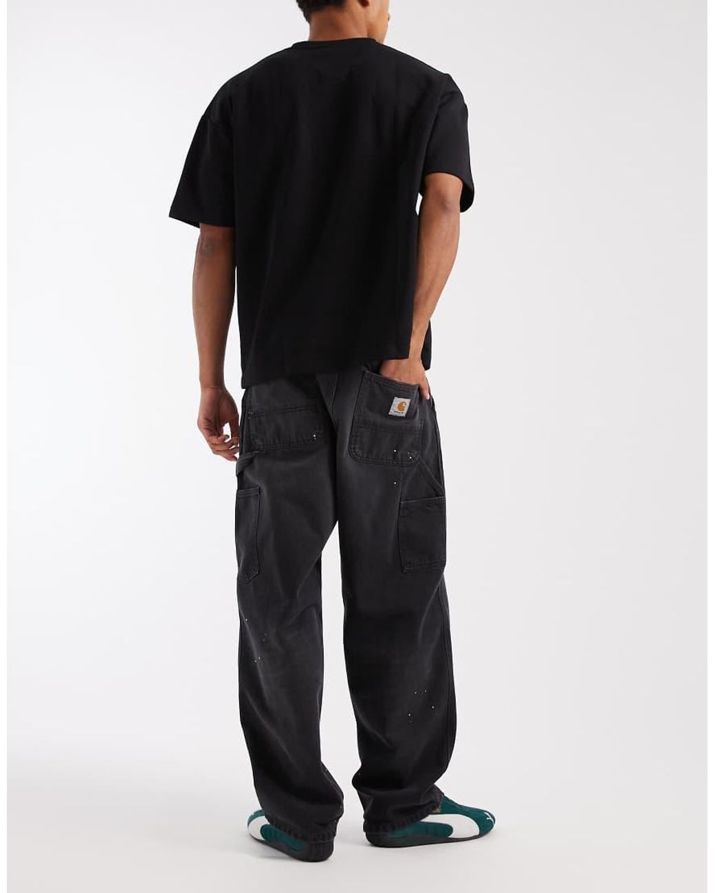 Carhartt Black Og Single Knee Loose Fit Jeans for men
