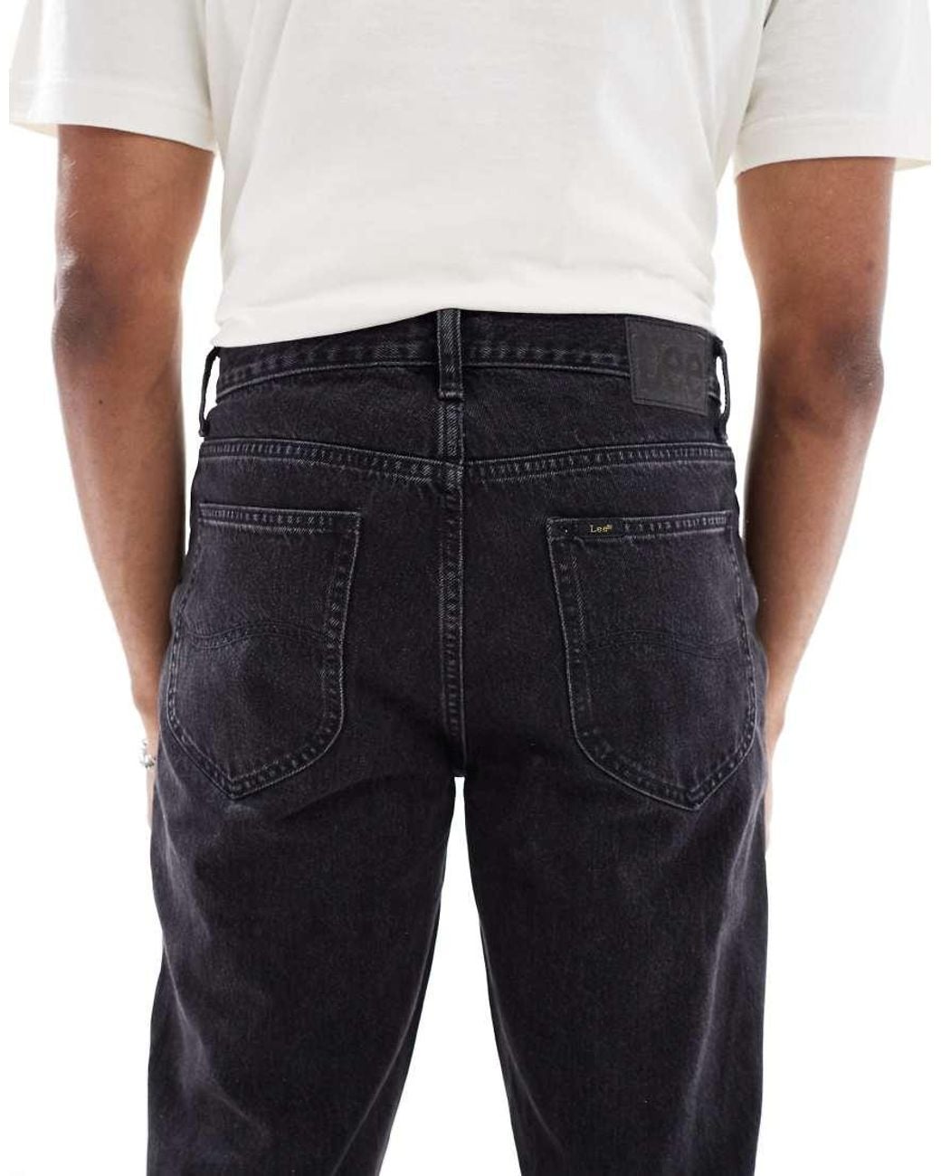 Lee Jeans White Haden Straight Fit Jeans for men