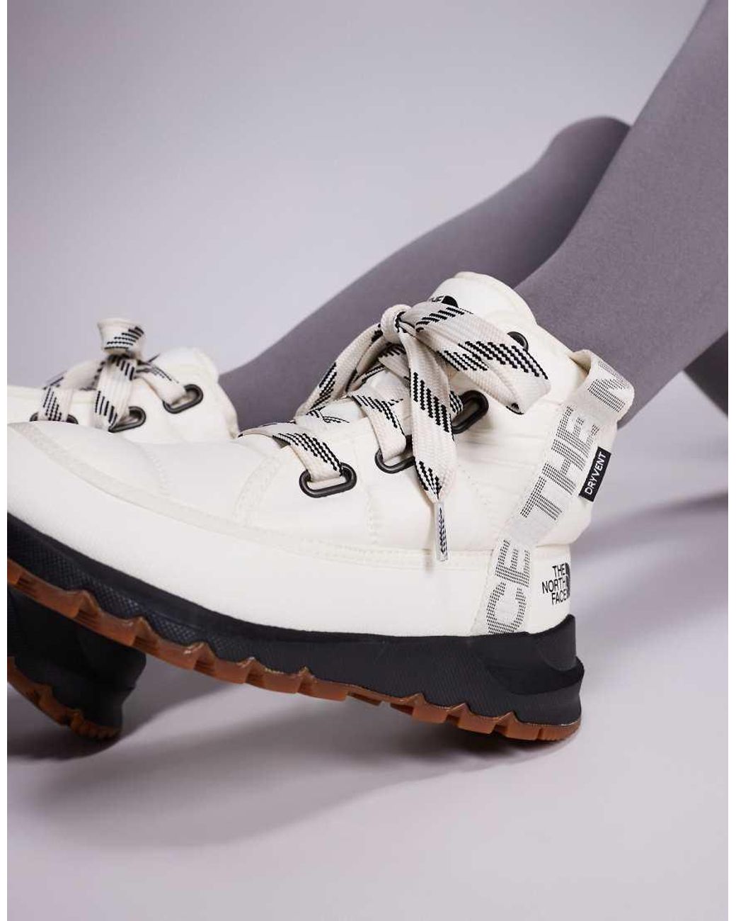 The North Face Metallic Thermoball Lace-Up Luxe Waterproof Boots