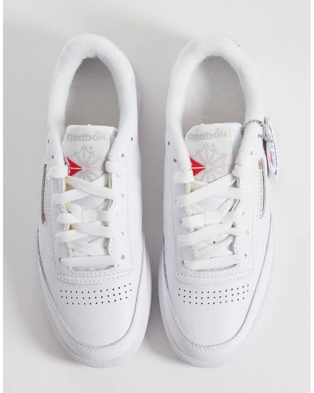 Reebok White Club C 85 Womens Trainers