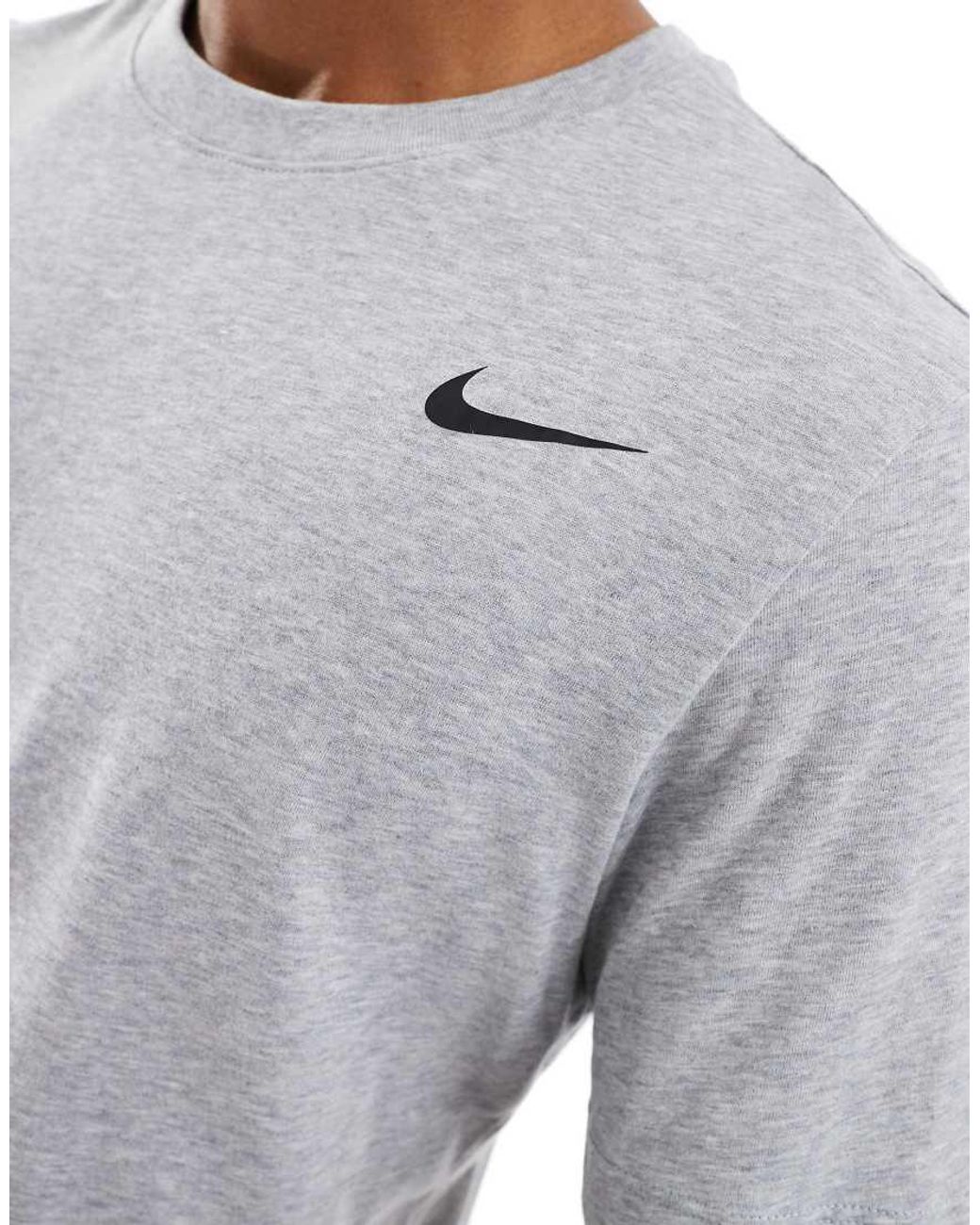 Nike Black Dry Tee Dri-fit Cotton Crew Solid for men