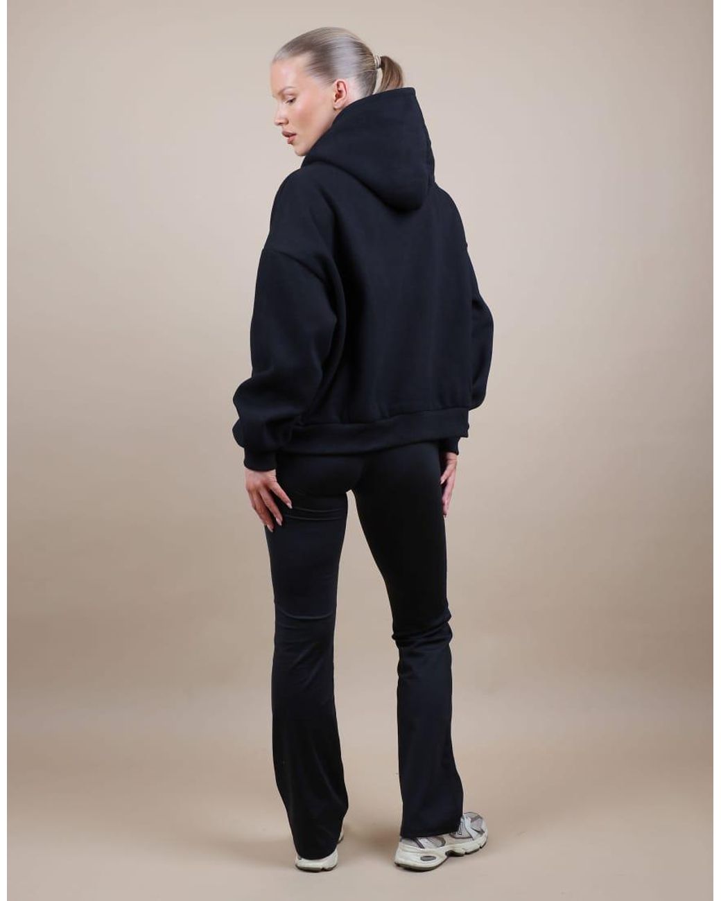 SIMMI Blue Oversized Drop Shoulder Hoodie