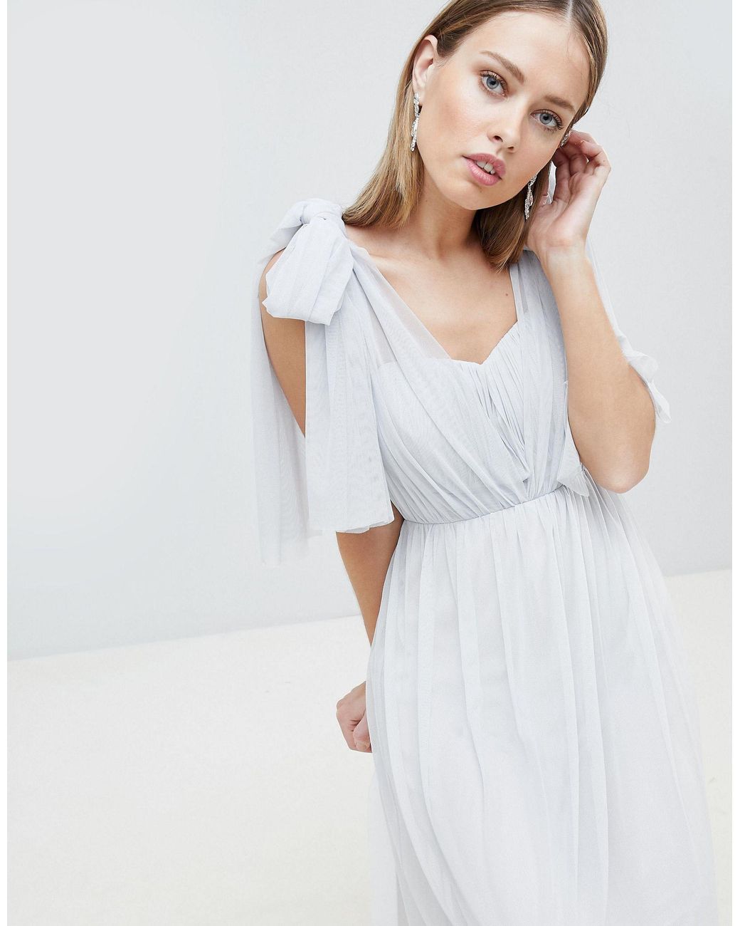 lipsy multiway midi chiffon dress