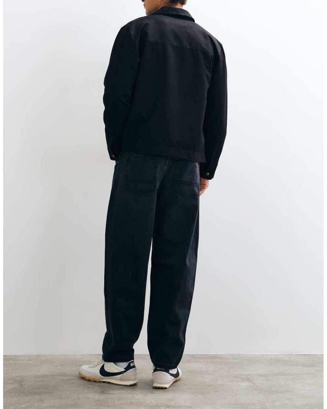 ASOS Blue Slim Barrel Jeans for men
