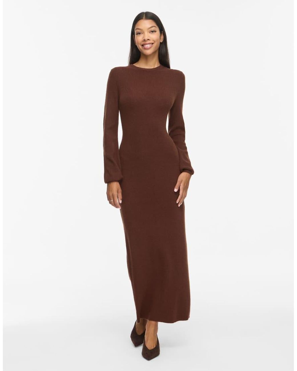 Vila Brown Maxi Dress