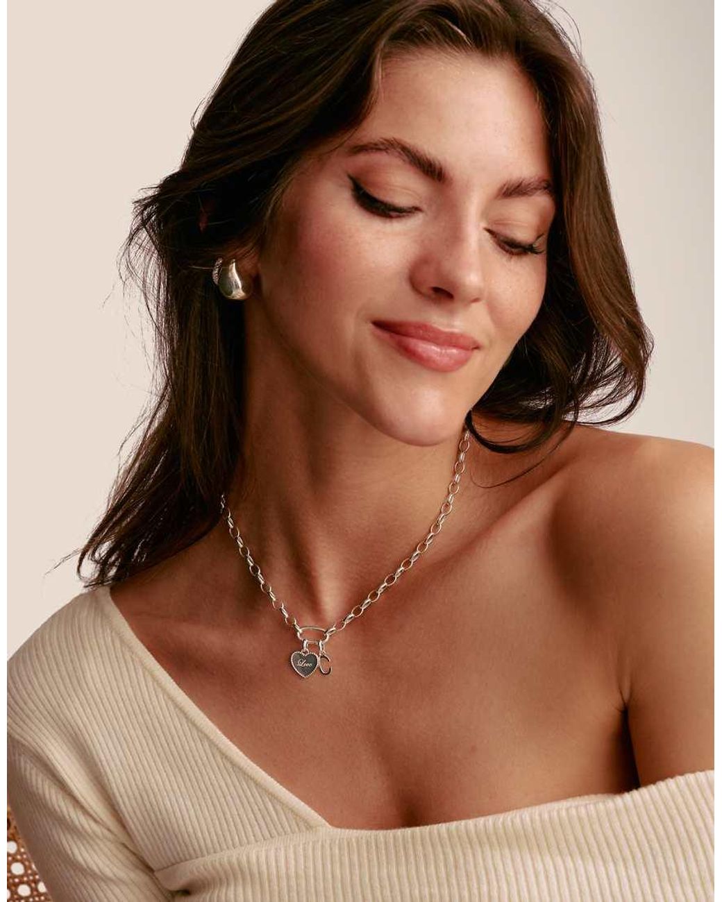 Thomas Sabo Natural Charm Necklace With Connet Link