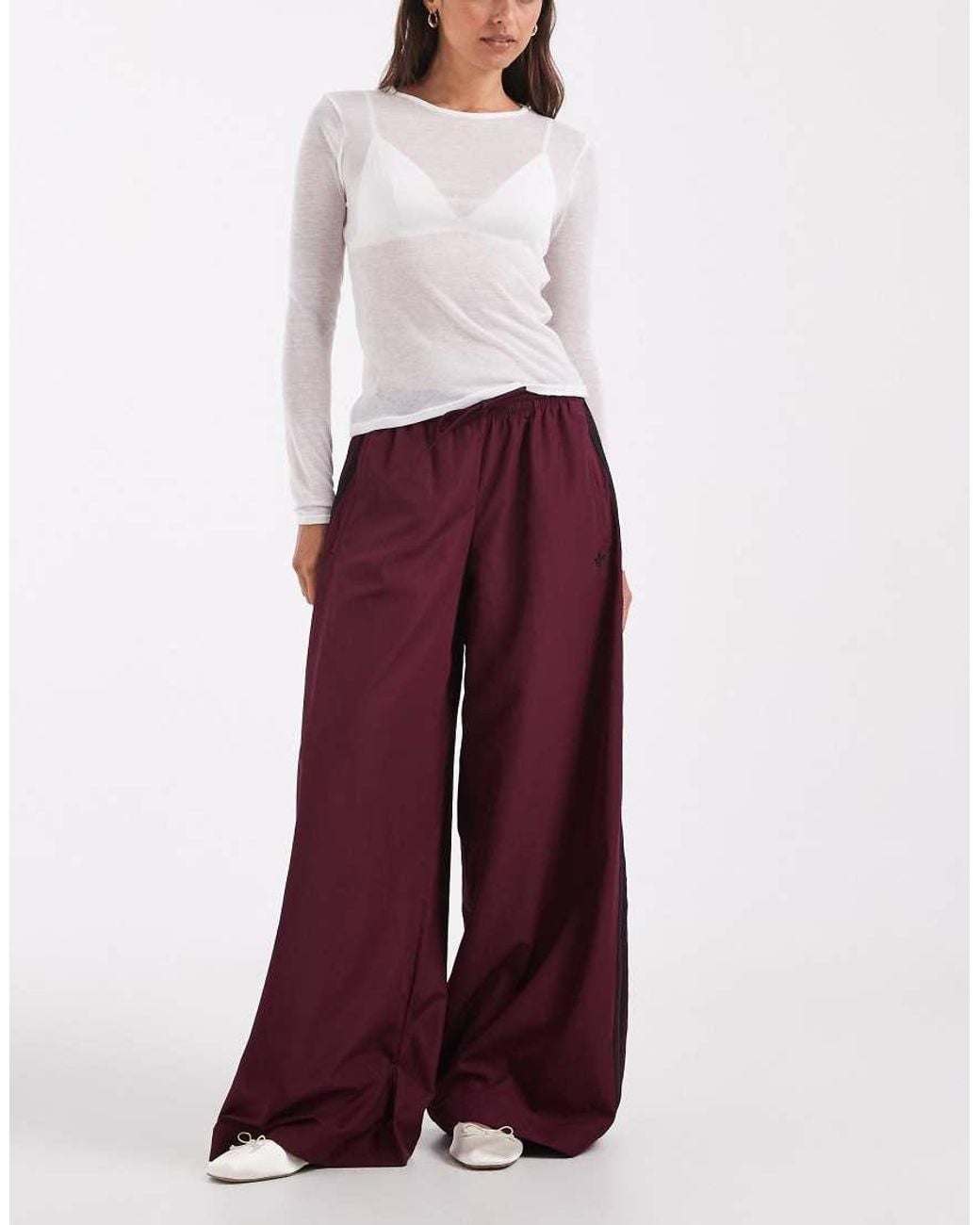 Adidas Originals Purple Firebird Woven Track Pants