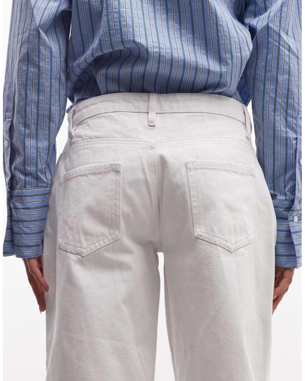 Daisy Street Blue Low Rise Roomy Jeans