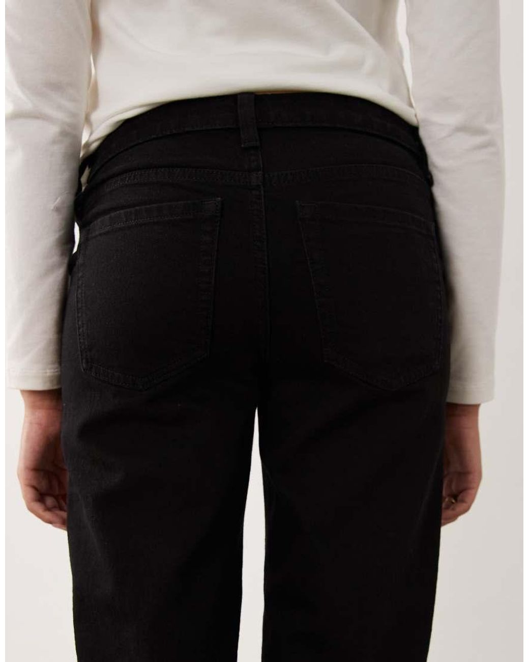 ASOS White Asos Design Maternity Comfort Stretch Straight Leg Jeans