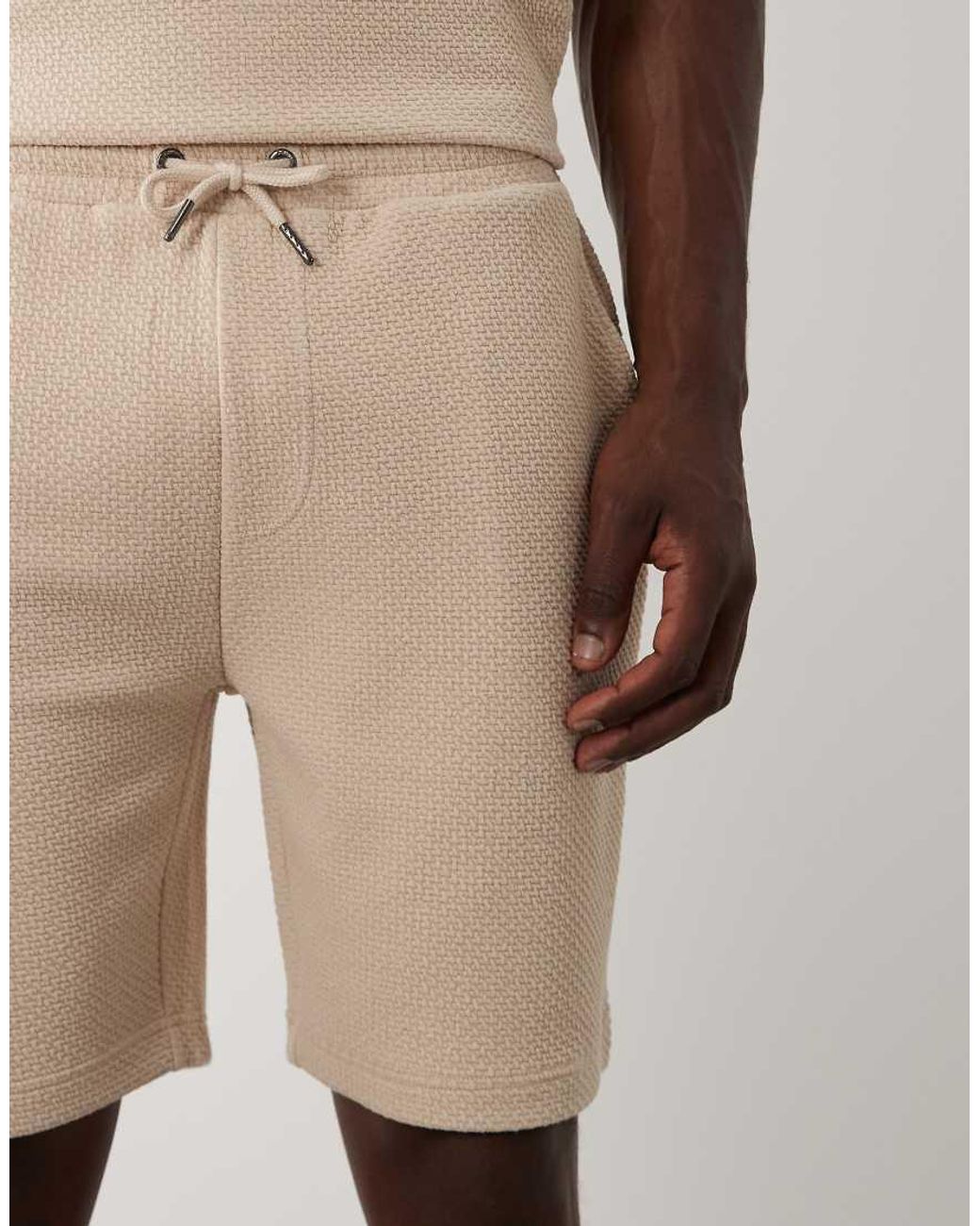 Brave Soul Natural Textured Shorts for men