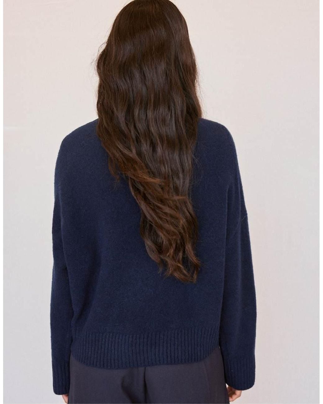 Stradivarius Blue Soft-Touch Basic Knit Jumper