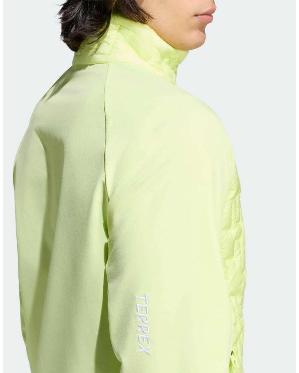 Adidas Originals Green Terrex Xperior Primaloft Loose Fill Hybrid Jacket for men