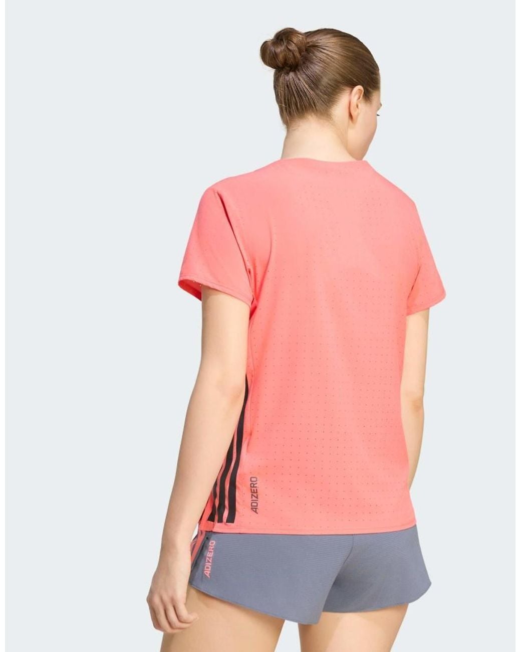 Adidas Originals Pink Adizero Running Tee